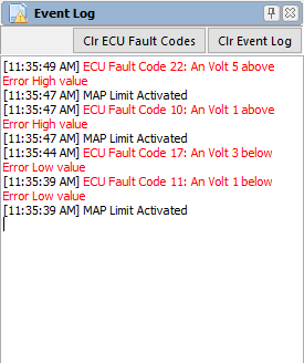 The Event Log Window The Event Log Window
